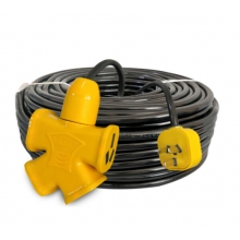 2芯電纜線(xiàn)戶(hù)外防凍護(hù)線(xiàn)家用電線(xiàn)軟線(xiàn)電源線(xiàn)牛筋線(xiàn) 士子插帶黑色線(xiàn)2.5平方50米